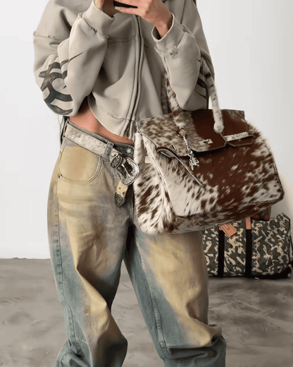 The Cowhide Leather Bag