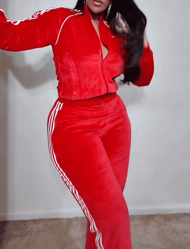 Velvet tracksuit