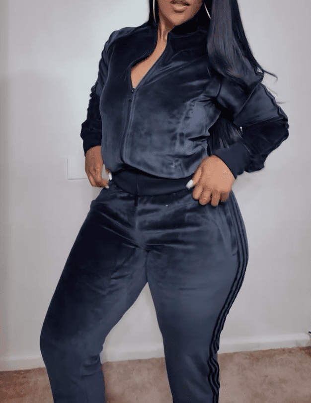 Velvet tracksuit