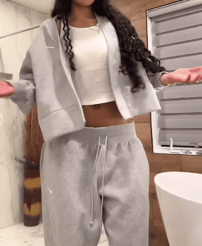 Gray tracksuit