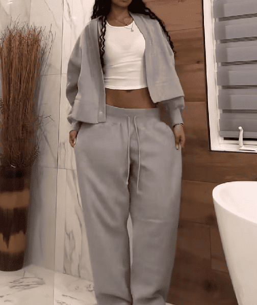 Gray tracksuit