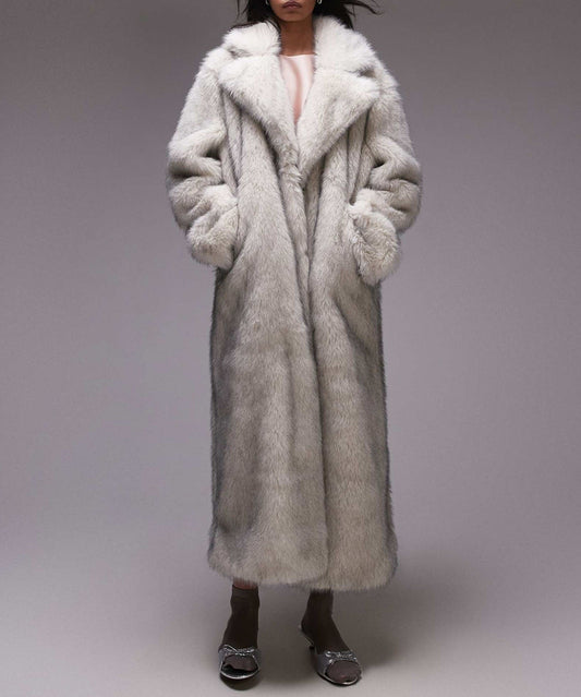 Faux Fur Long Coat