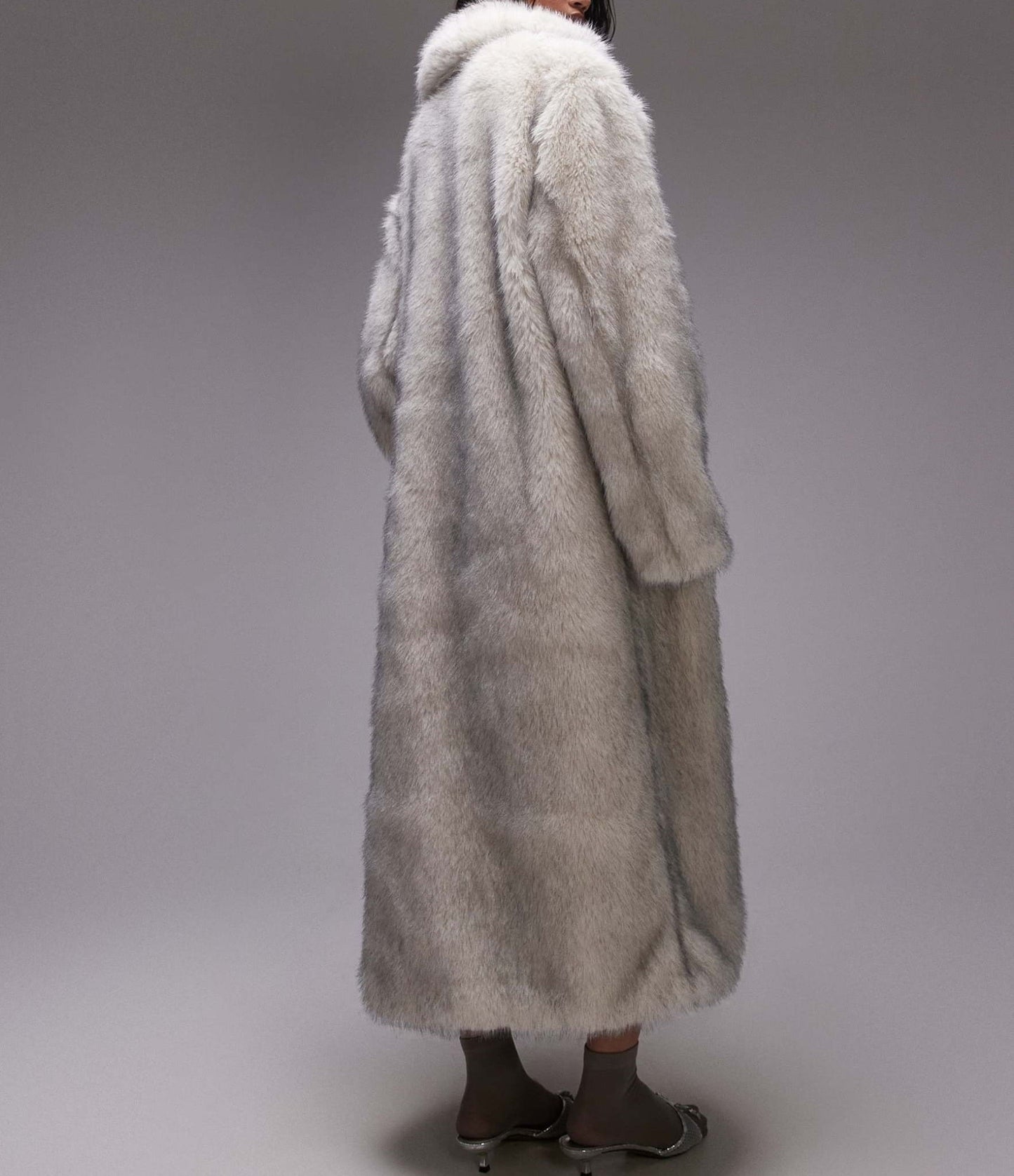 Faux Fur Long Coat