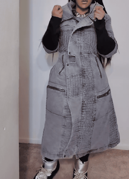【⏰Free shipping】 Denim Sherpa Coat