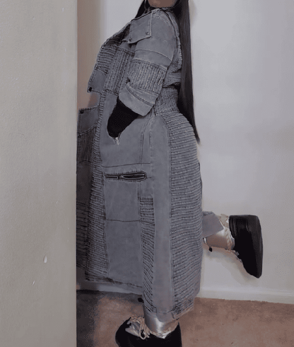 【⏰Free shipping】 Denim Sherpa Coat