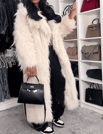 Faux Fur Maxi Coat