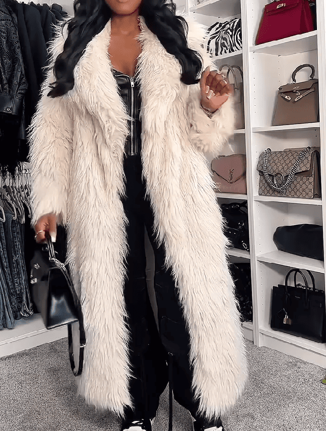 Faux Fur Maxi Coat