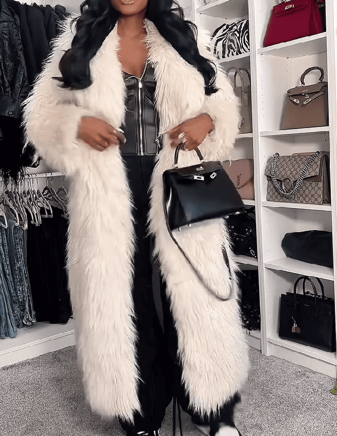 Faux Fur Maxi Coat