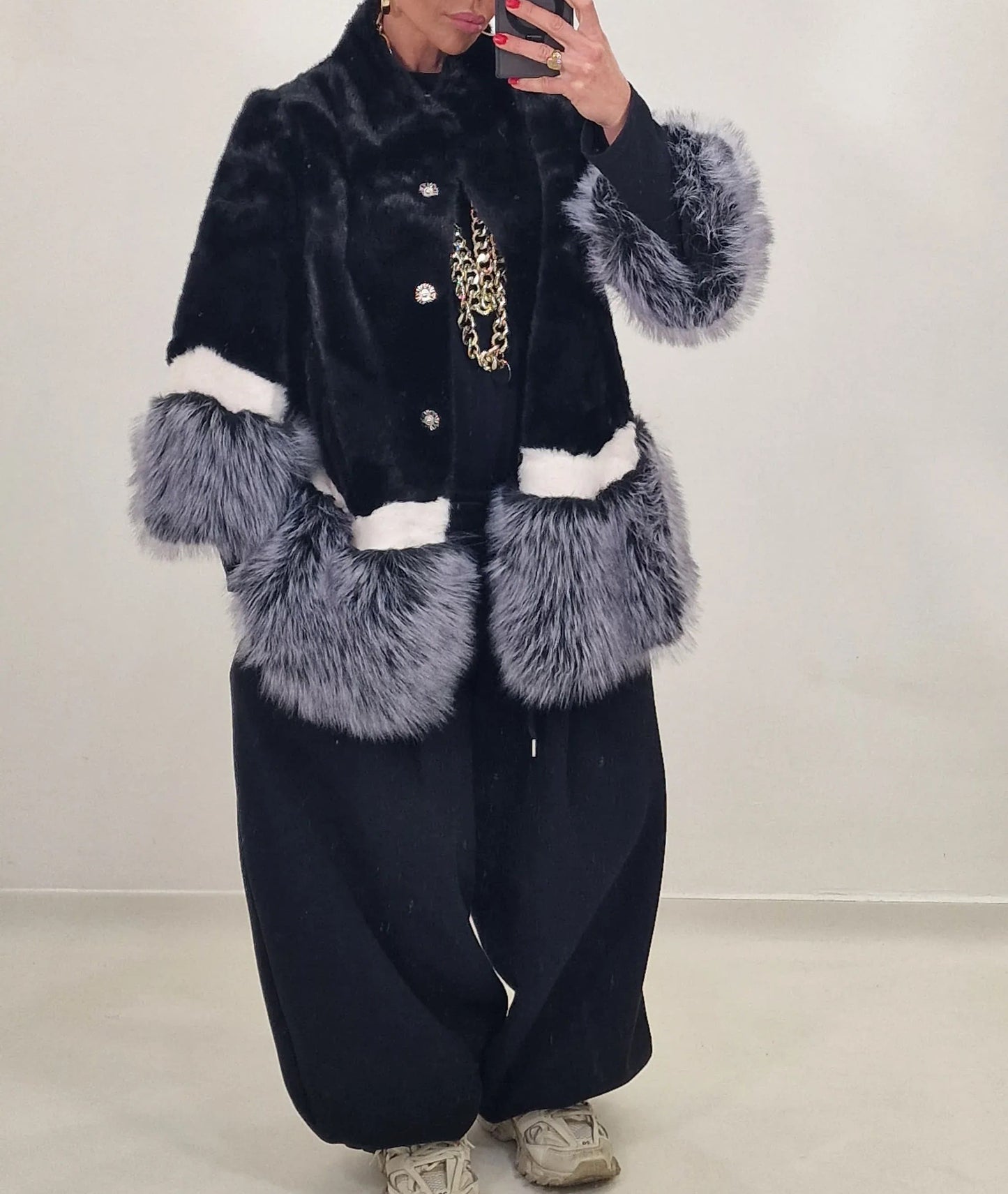 Faux Fur Coat