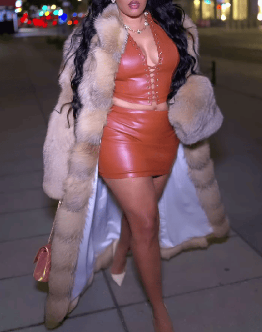 Women Faux Fur Coat