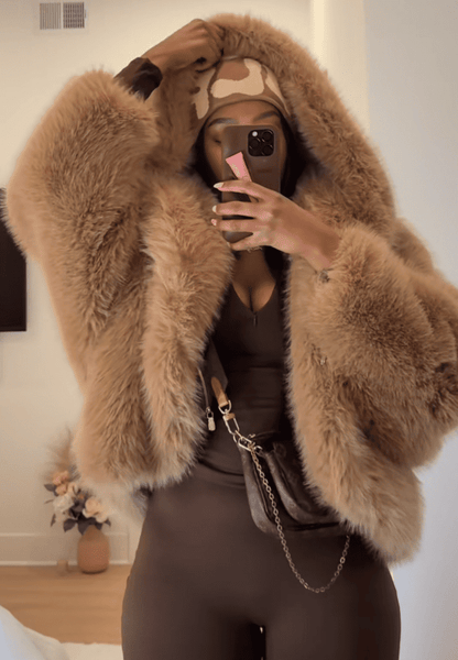 Luxury Faux Fur Short Coat