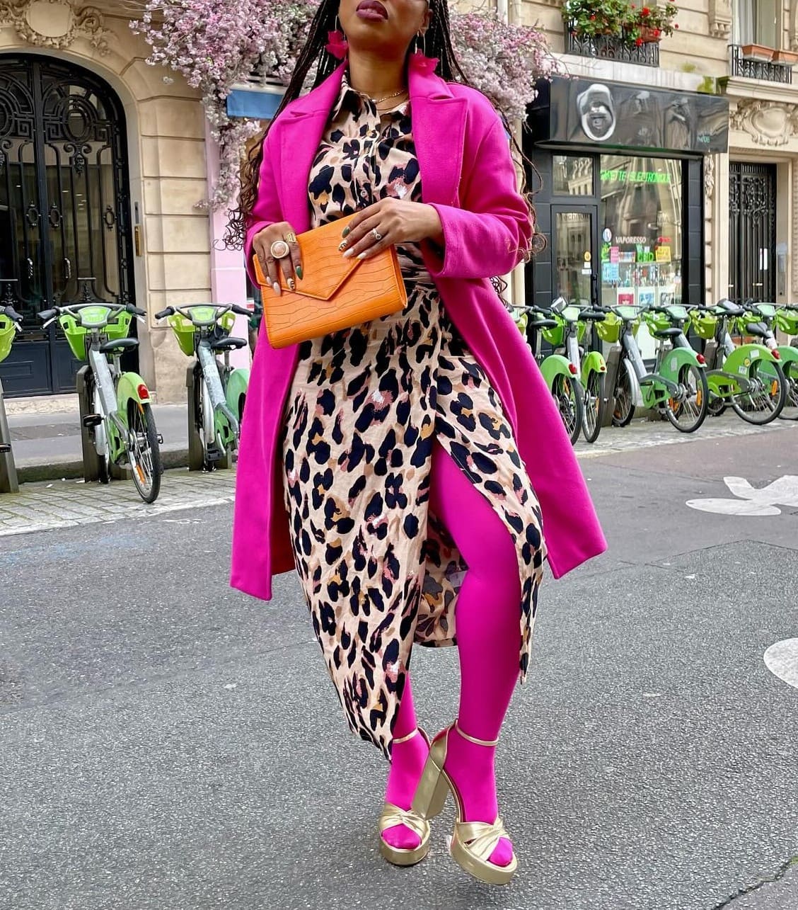 Wool Blend Slim Coat