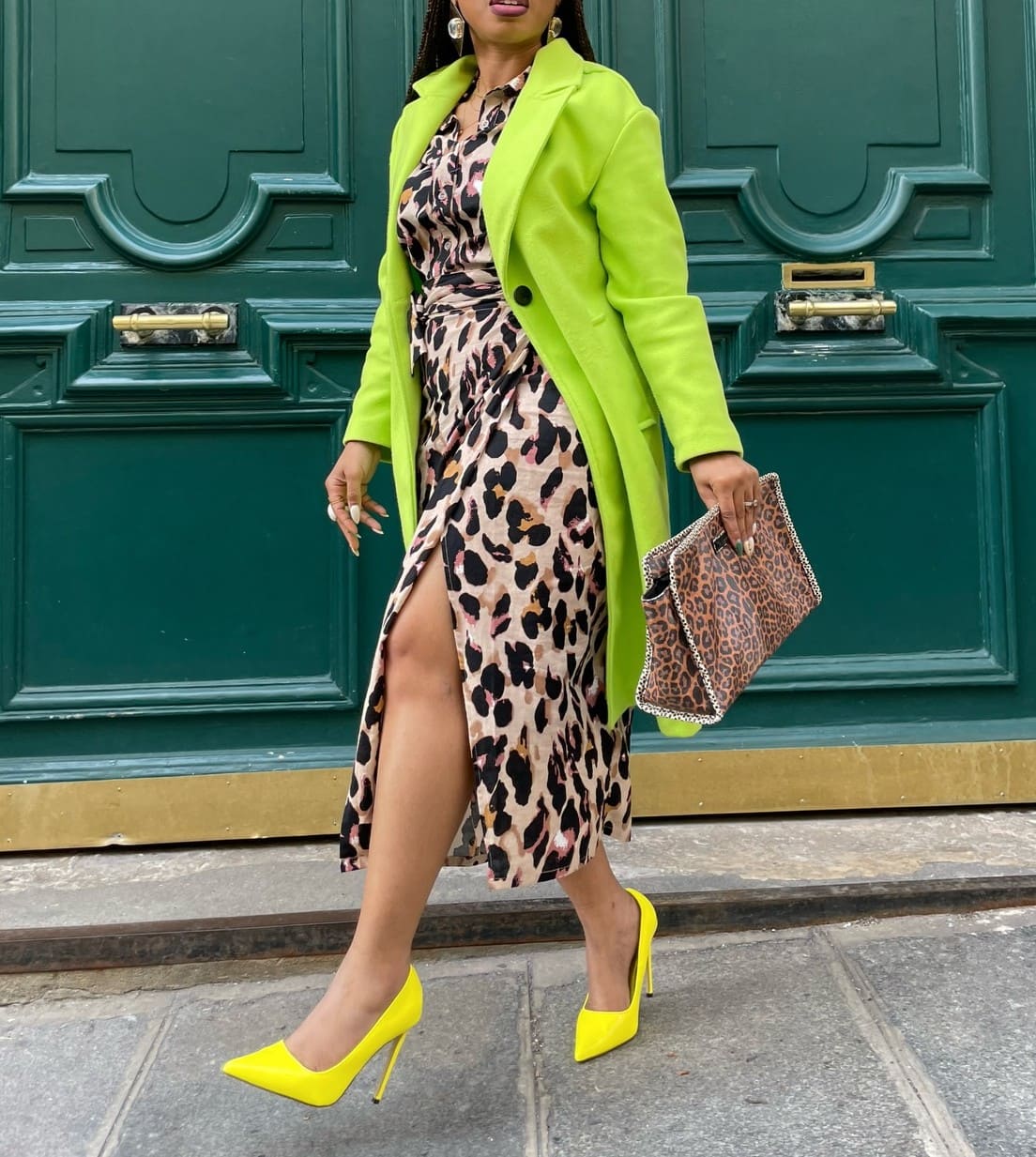 Wool Blend Slim Coat