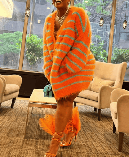 Oversized Fuzzy Cardigan