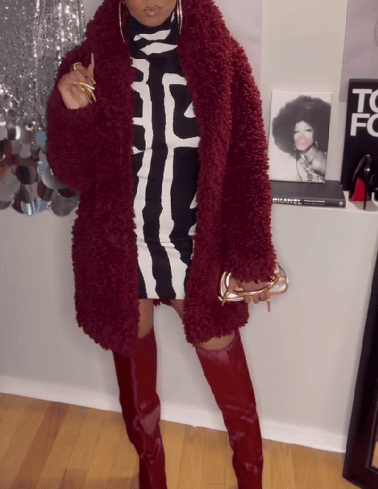 Faux Fur Coat