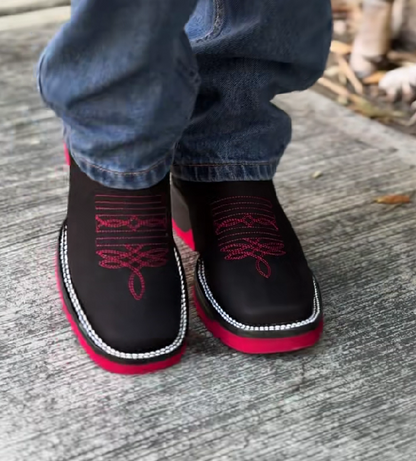 Men's Red-soled Ankle Boots