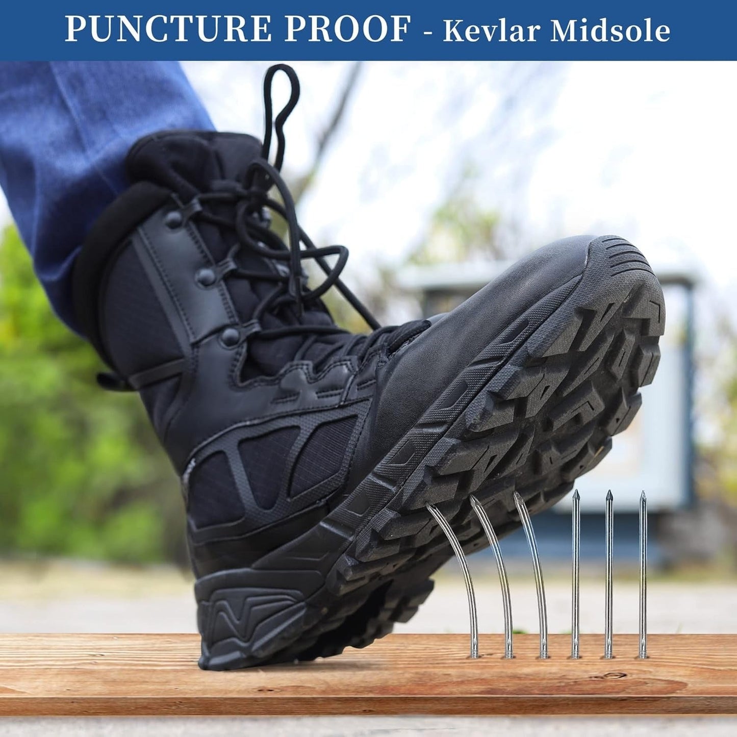 Men's Military Tactical Work Boots
