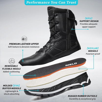 Men's Military Tactical Work Boots