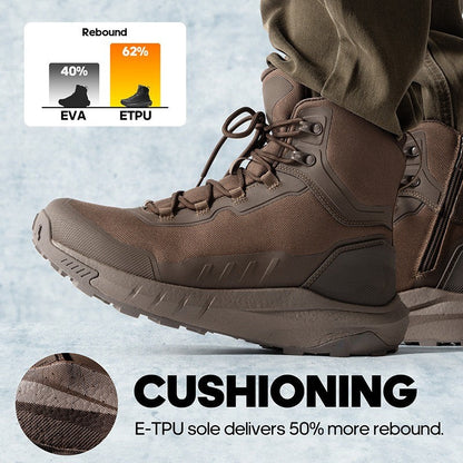 High-Top Army Boots