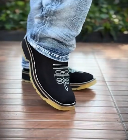 Special Edition Embroidered Suede Ankle Boots(Buy 2 Free Shipping✔)