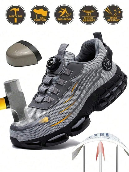 Orthopedic Safety Work Shoes with Steel Toe & Memory Foam