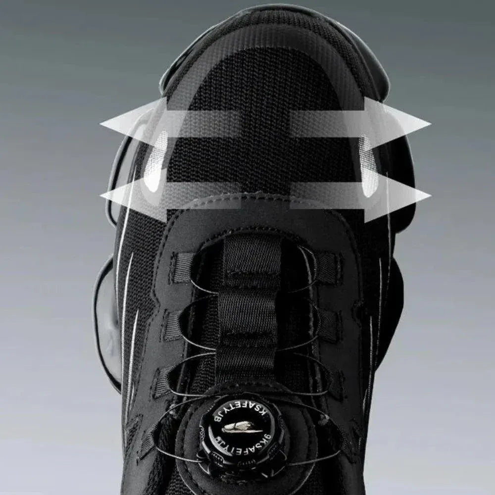 Orthopedic Safety Work Shoes with Steel Toe & Memory Foam