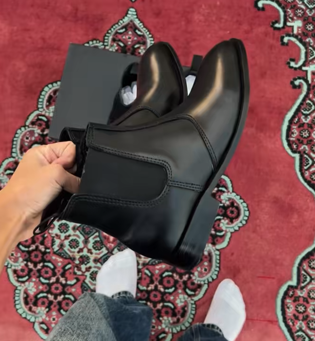 Leather Chelsea boots