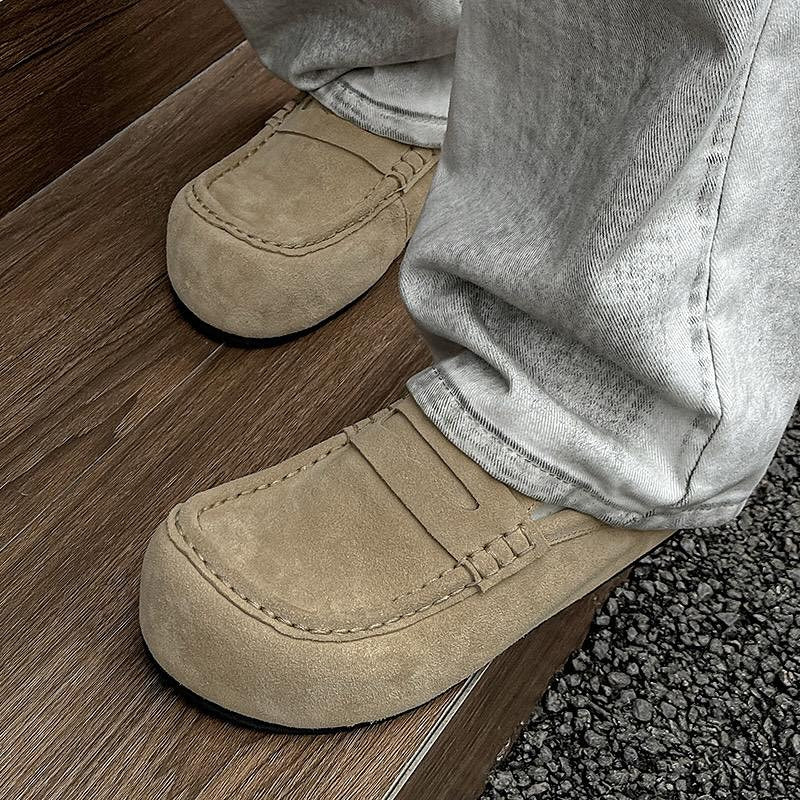 Men's Suede Mule Penny Loafers