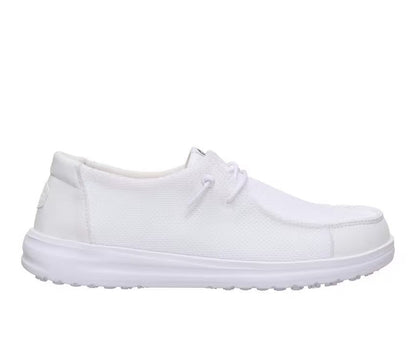 White Mesh Slip Resistant Shoes