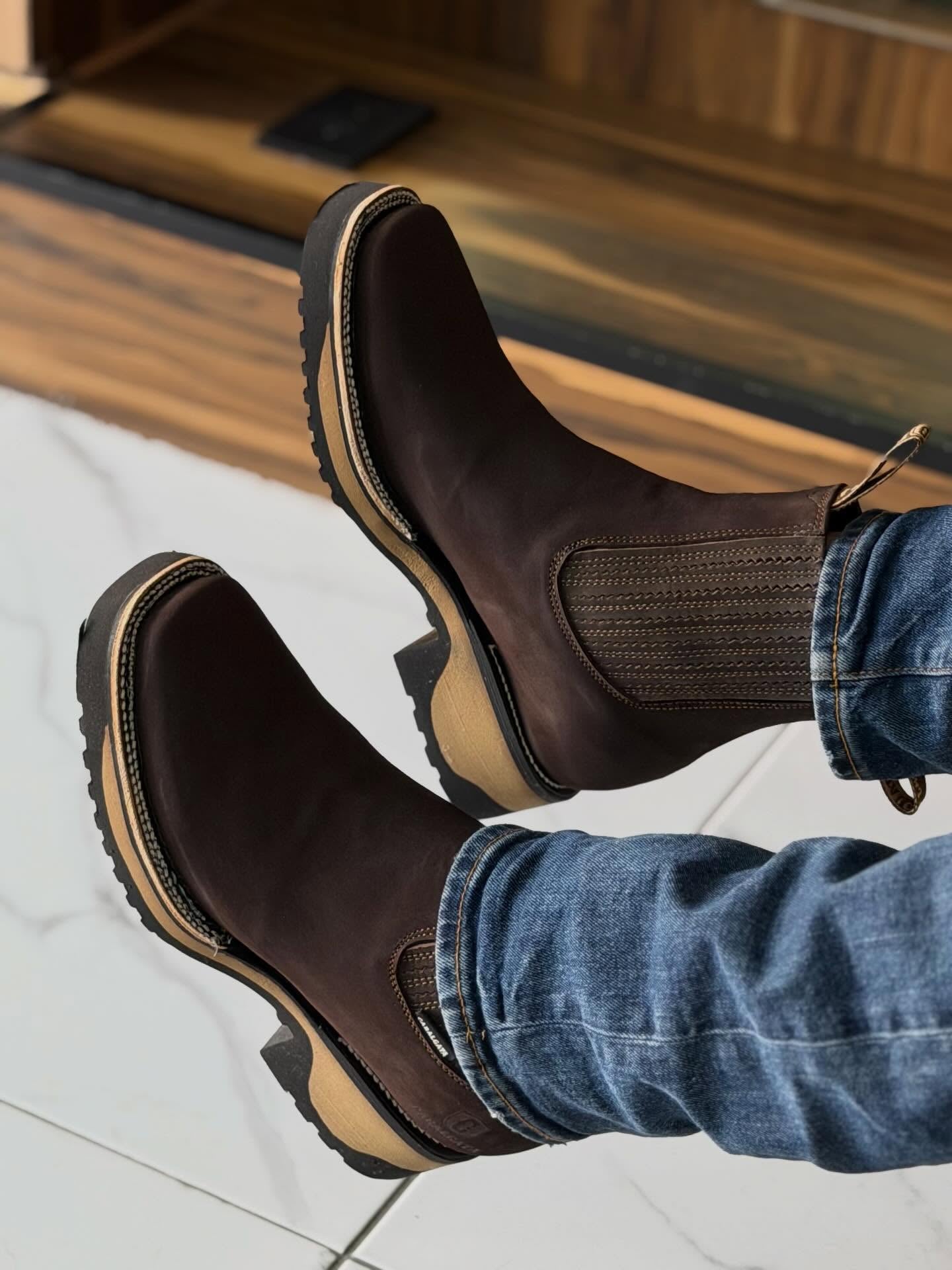Premium Western Workwear Chelsea Boots