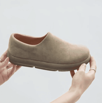 Suede Cloud Mule Slip-Ons
