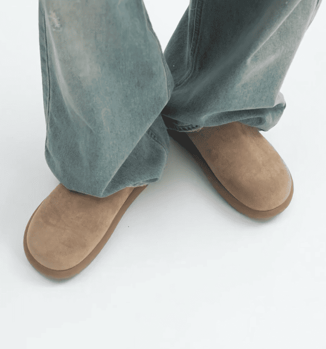 Suede Cloud Mule Slip-Ons
