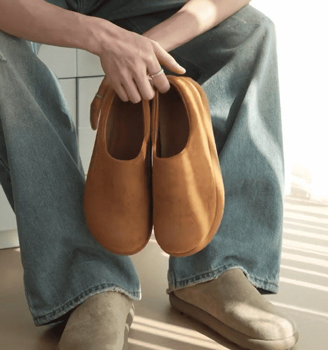 Suede Cloud Mule Slip-Ons