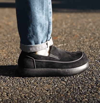 Cloud Cushion Suede Slip-On Loafers