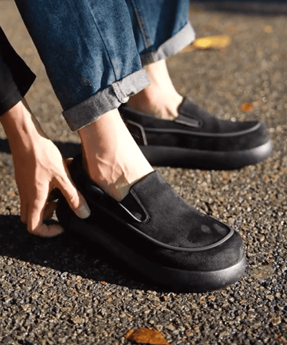 Cloud Cushion Suede Slip-On Loafers