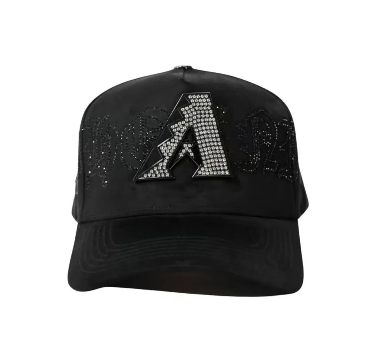 Gothic A Logo Rhinestone Trucker Hat