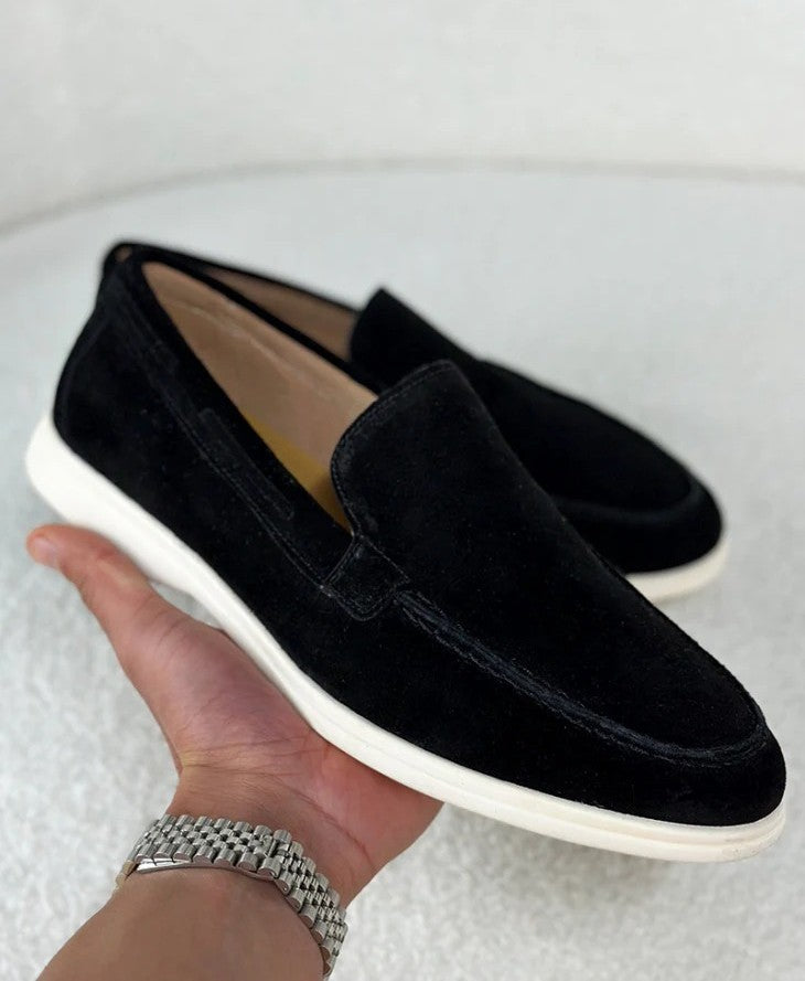Suede Leather Loafers