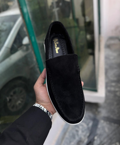 Suede Leather Loafers