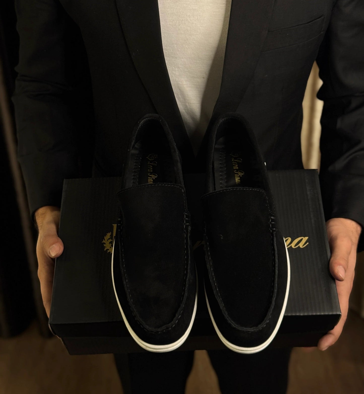 Suede Leather Loafers