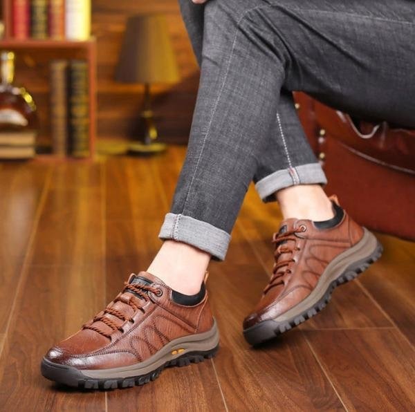 Premium Waterproof Leather All-Terrain Mid Shoes