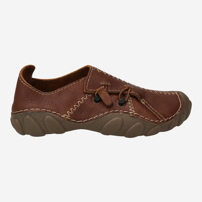 Distressed Leather Hand-Stitched Casual Moccasins