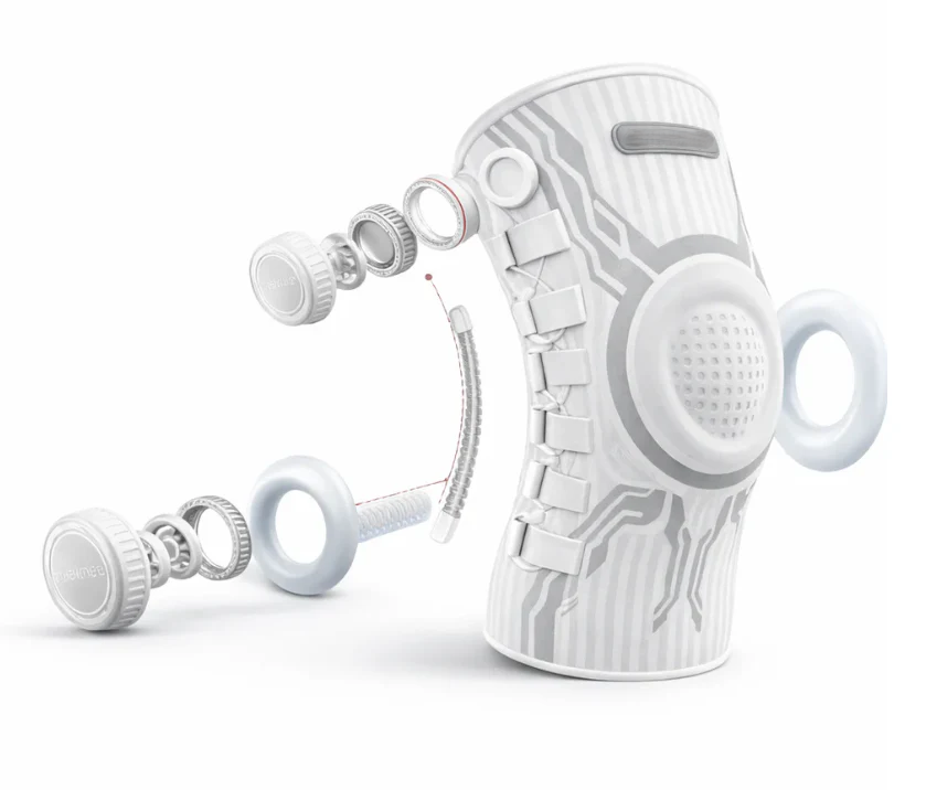 Adjustable Knob Compression Knee Brace with Stabilizers