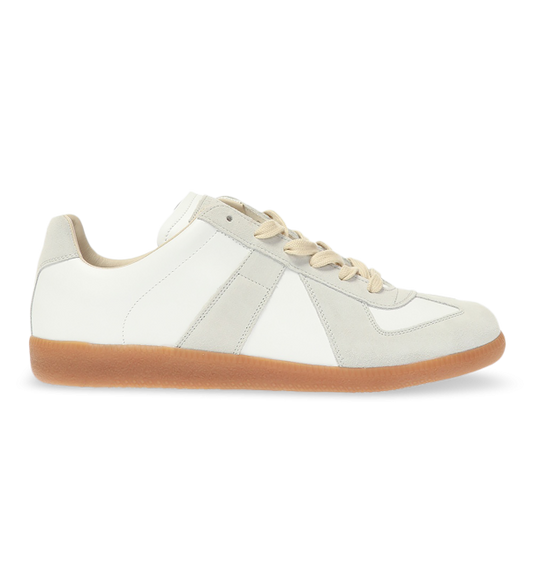 Classic Leather & Suede German Army Trainer Sneakers