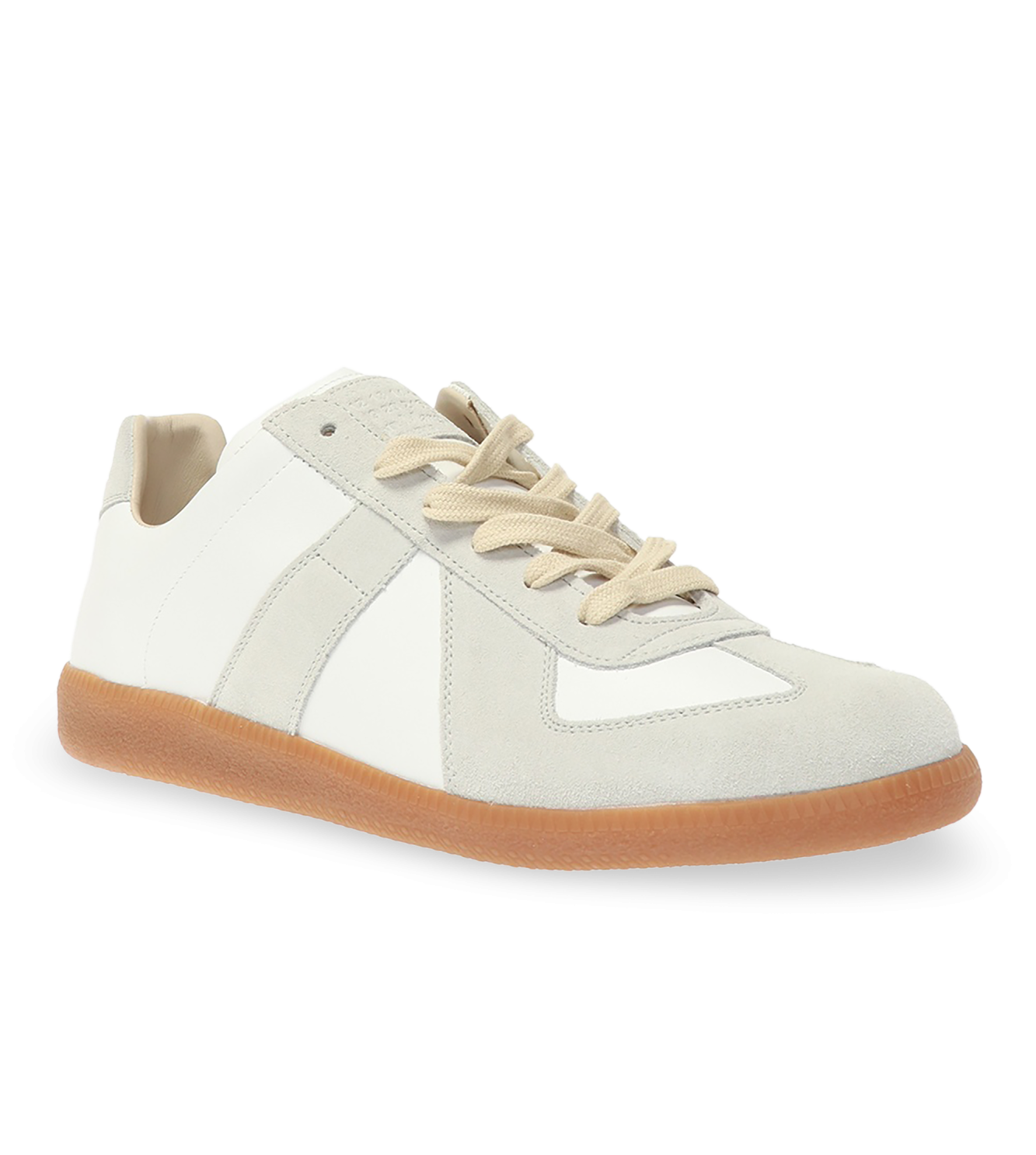 Classic Leather & Suede German Army Trainer Sneakers