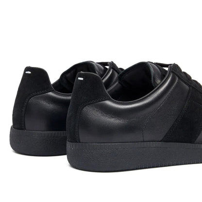 Low-top leather sneakers