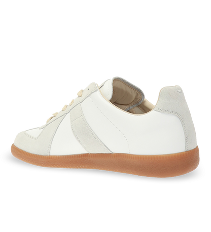 Classic Leather & Suede German Army Trainer Sneakers