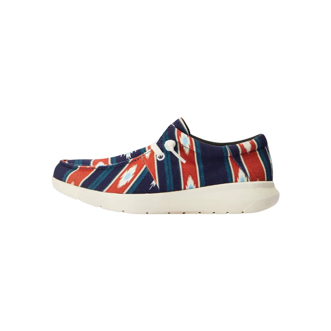 Western Navajo Geometric Pattern Comfort Moc Sneakers