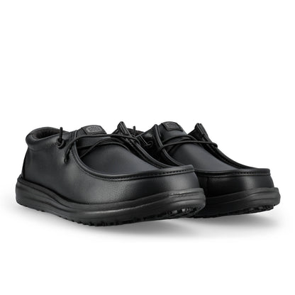 Black Wally Work Shoes
