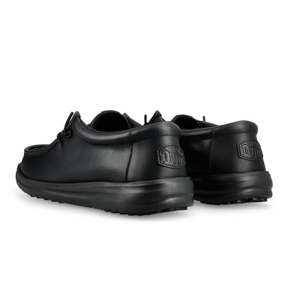Black Wally Work Shoes