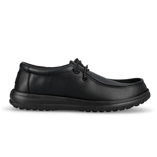 Black Wally Work Shoes